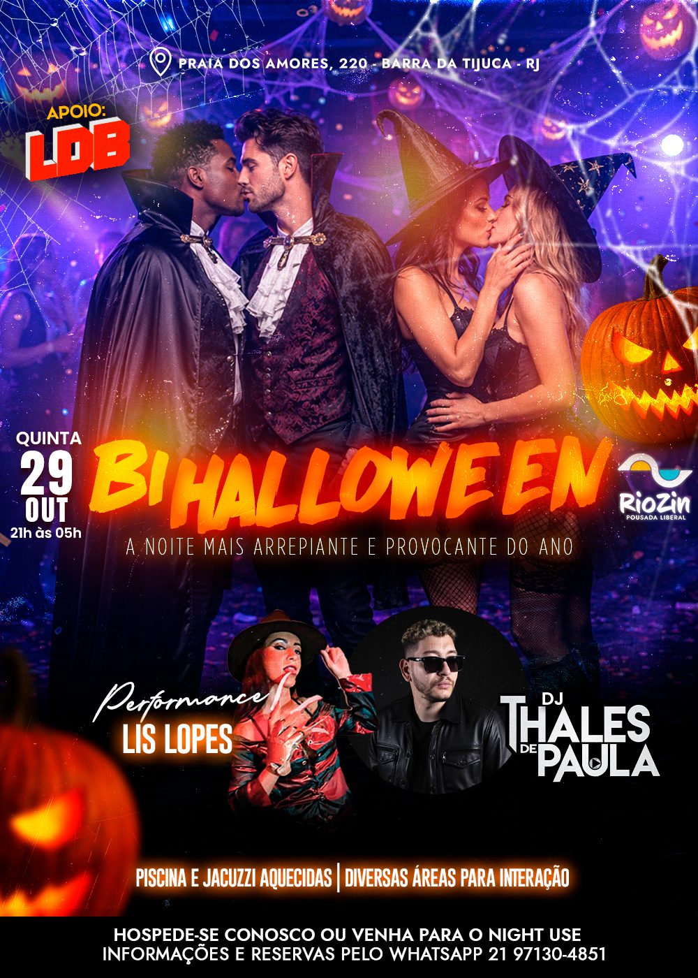 Flyer de Bi-halloween