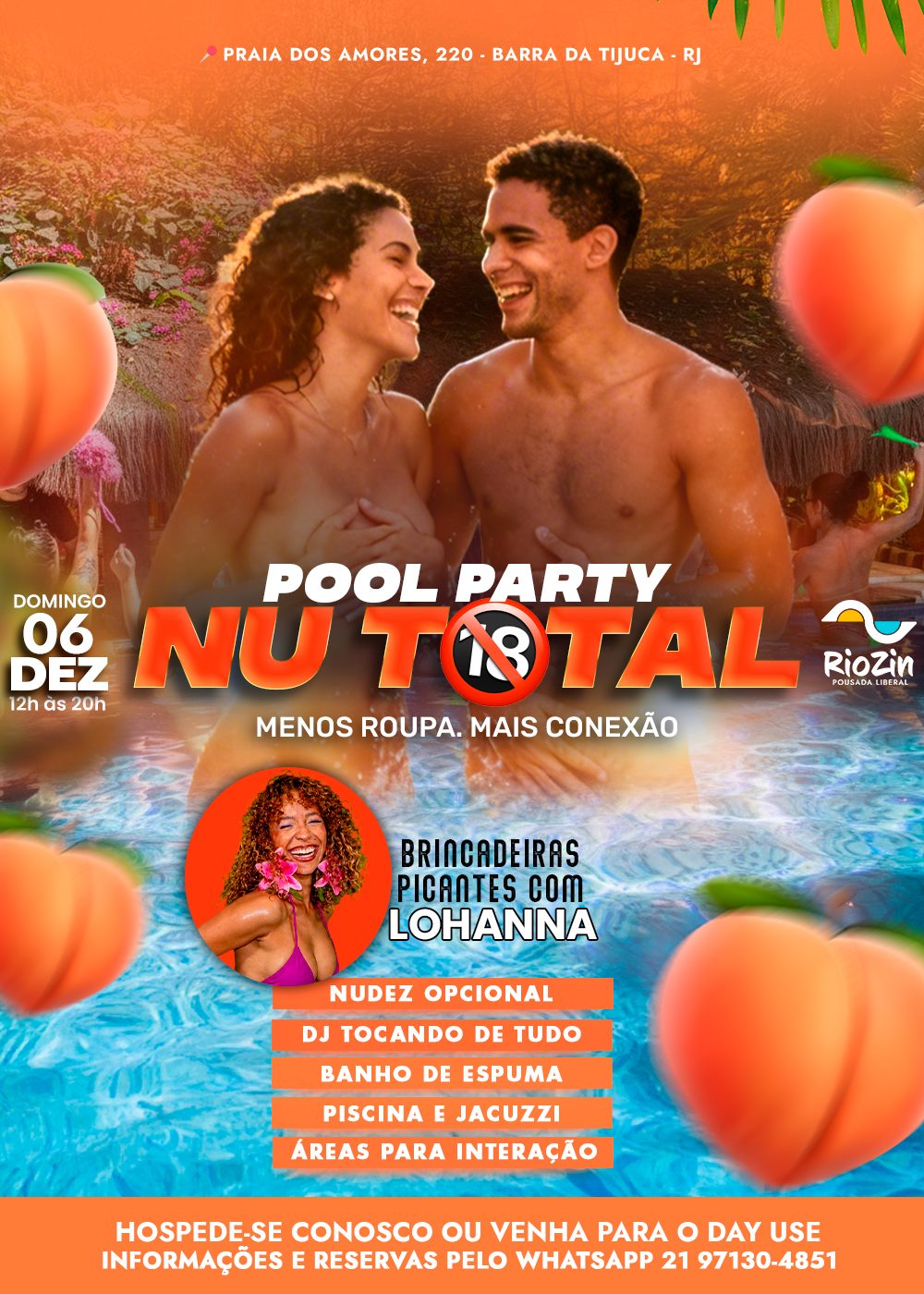 Flyer de Pool Party Nu Total
